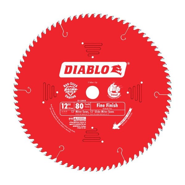 Freud SAW BLADE 12"" 80T FINISH D1280X Zoro